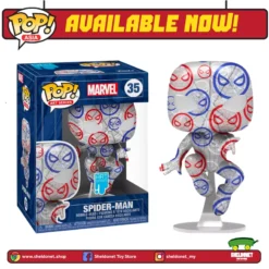 FUNKO Pop! Artist Series: Patriotic Age - Spider-Man With Choice Of Pop! Protector (Exclusive)