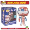 FUNKO Pop! Artist Series: Patriotic Age - Captain America (Falcon) With Choice Of Pop! Protector (Exclusive)