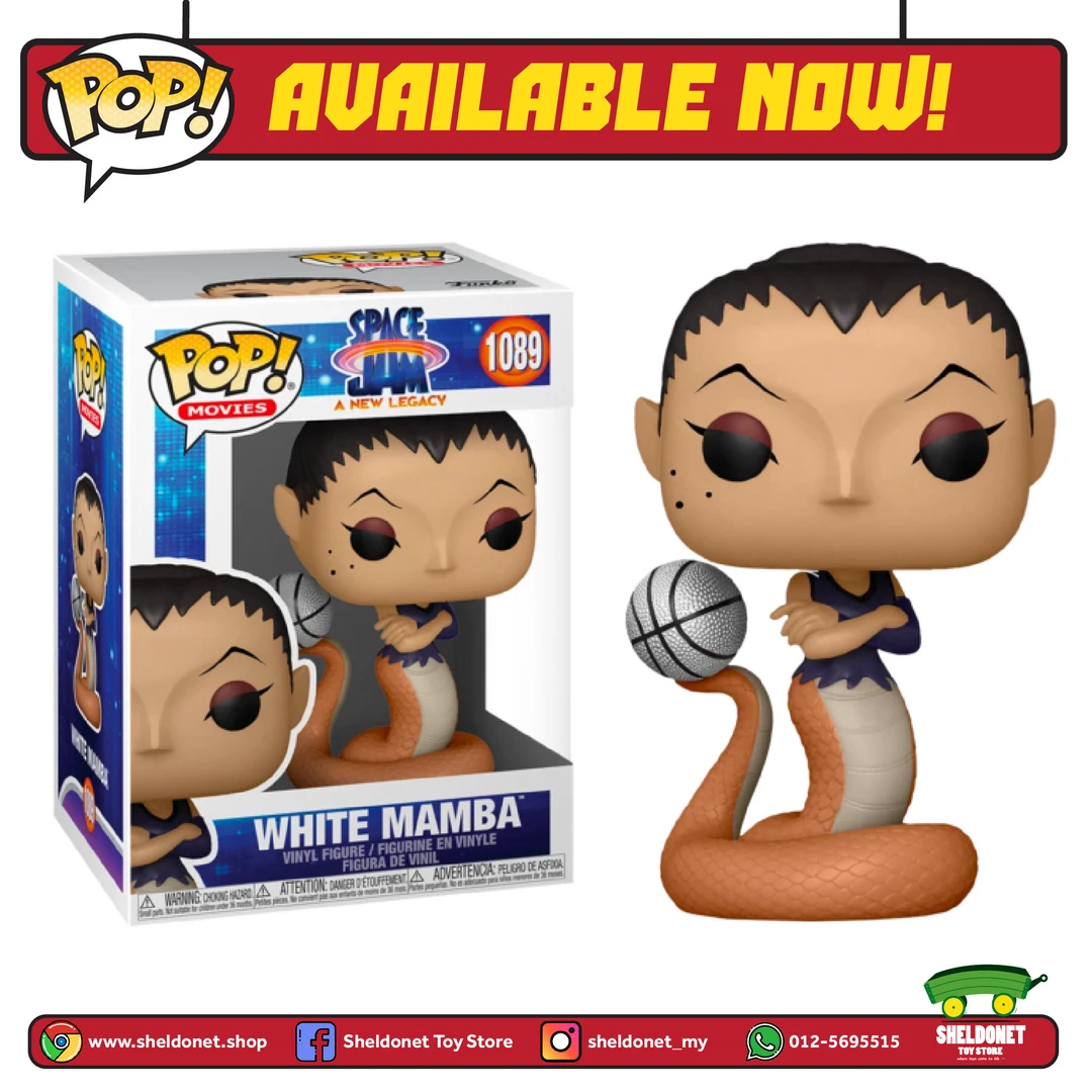 FUNKO Pop! Movies: Space Jam 2: A New Legacy - White Mamba 3 FUNKO Pop! Movies: Space Jam 2: A New Legacy - White Mamba
