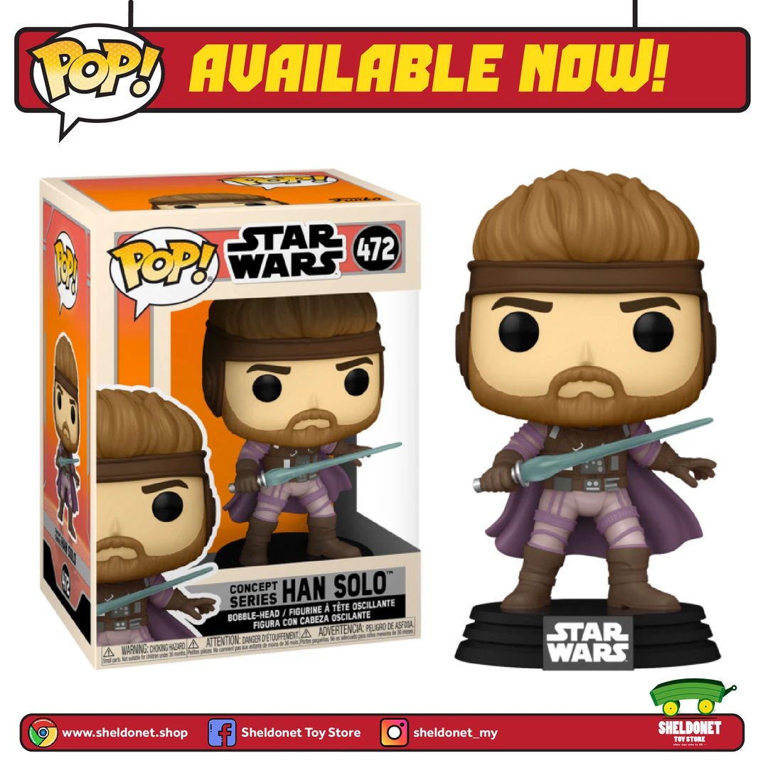 FUNKO Pop! Star Wars: Concept Series - Han Solo (Ralph McQuarrie Collection) 3 FUNKO Pop! Star Wars: Concept Series - Han Solo (Ralph McQuarrie Collection)