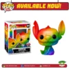FUNKO [IN-STOCK] Pop! Disney: Lilo And Stitch - Stitch Rainbow Pride 2021 [Diamond Glitter] (Exclusive)