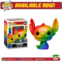 FUNKO [IN-STOCK] Pop! Disney: Lilo And Stitch - Stitch Rainbow Pride 2021 [Diamond Glitter] (Exclusive)