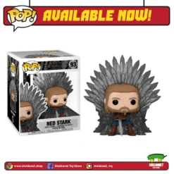 FUNKO Pop! Deluxe: Game Of Thrones [10th Anniversary] - Ned Stark On Throne