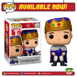 FUNKO [IN-STOCK] Pop! WWE: Jerry "The King" Lawler [Metallic]