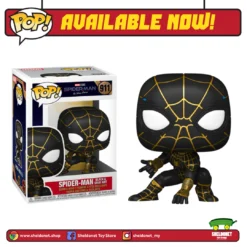 FUNKO [IN-STOCK] Pop! Marvel: Spider-Man: No Way Home - Spider-Man (Black & Gold Suit)