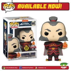 FUNKO Pop! Animation: Avatar - Admiral Zhao With Fireball (Glow In The Dark) [Exclusive]