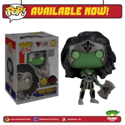 FUNKO Pop! Heroes: Wonder Woman 80th Anniversary - Wonder Woman (Black Lantern) [Glow In The Dark] [Exclusive]
