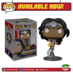FUNKO Pop! Heroes: Wonder Woman 80th Anniversary -Wonder Woman (White Lantern) (Glow In The Dark) [Exclusive]