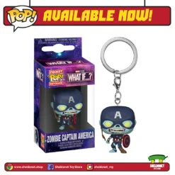 FUNKO Pocket Pop! Keychain: What If…? - Zombie Captain America