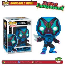 FUNKO [IN-STOCK] Pop! Heroes: Blue Beetle - Blue Beetle (Dia De Los Muertos)