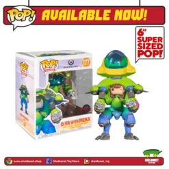 FUNKO Pop! Games: Overwatch - D.Va With Meka [Nano Cola] 6