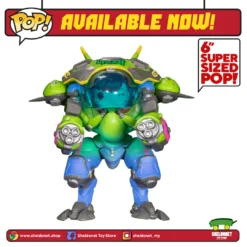 FUNKO Pop! Games: Overwatch - D.Va With Meka [Nano Cola] 6