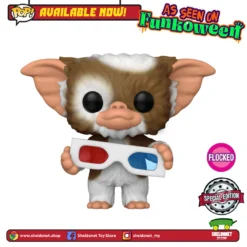FUNKO [IN-STOCK] Pop! Movies: Gremlins - Gizmo With 3D Glasses (Flocked) [Exclusive]