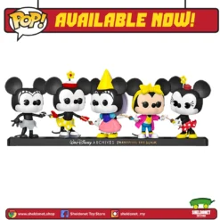 FUNKO Pop! Disney: Walt Disney Archive - Minnie Mouse [5-Pack] [Exclusive]
