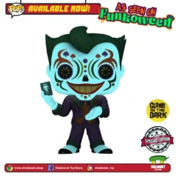 FUNKO [IN-STOCK] Pop! Heroes: Batman - Joker (Dia De Los Muertos) [Glow In The Dark] [Exclusive]