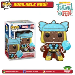 FUNKO Pop! Marvel: Holiday - Thor (Gingerbread Man) [Diamond Glitter] [Exclusive]
