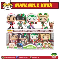 FUNKO Pop! Heroes: DC (Holiday) - 4-Pack [Exclusive]