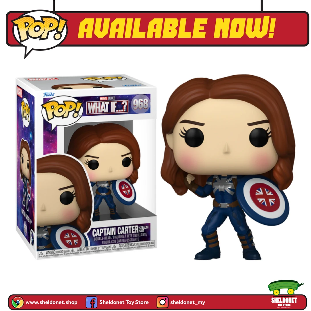 FUNKO Pop! Marvel: What If…? - Captain Carter 3 FUNKO Pop! Marvel: What If…? - Captain Carter