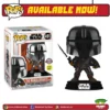 FUNKO Pop! Star Wars: Mandalorian -Mandalorian With Dark Saber [Metallic] [Glow In The Dark] [Exclusive]