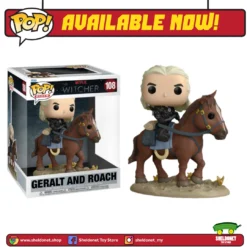 FUNKO Pop! Rides: The Witcher - Geralt On Roach [Exclusive]
