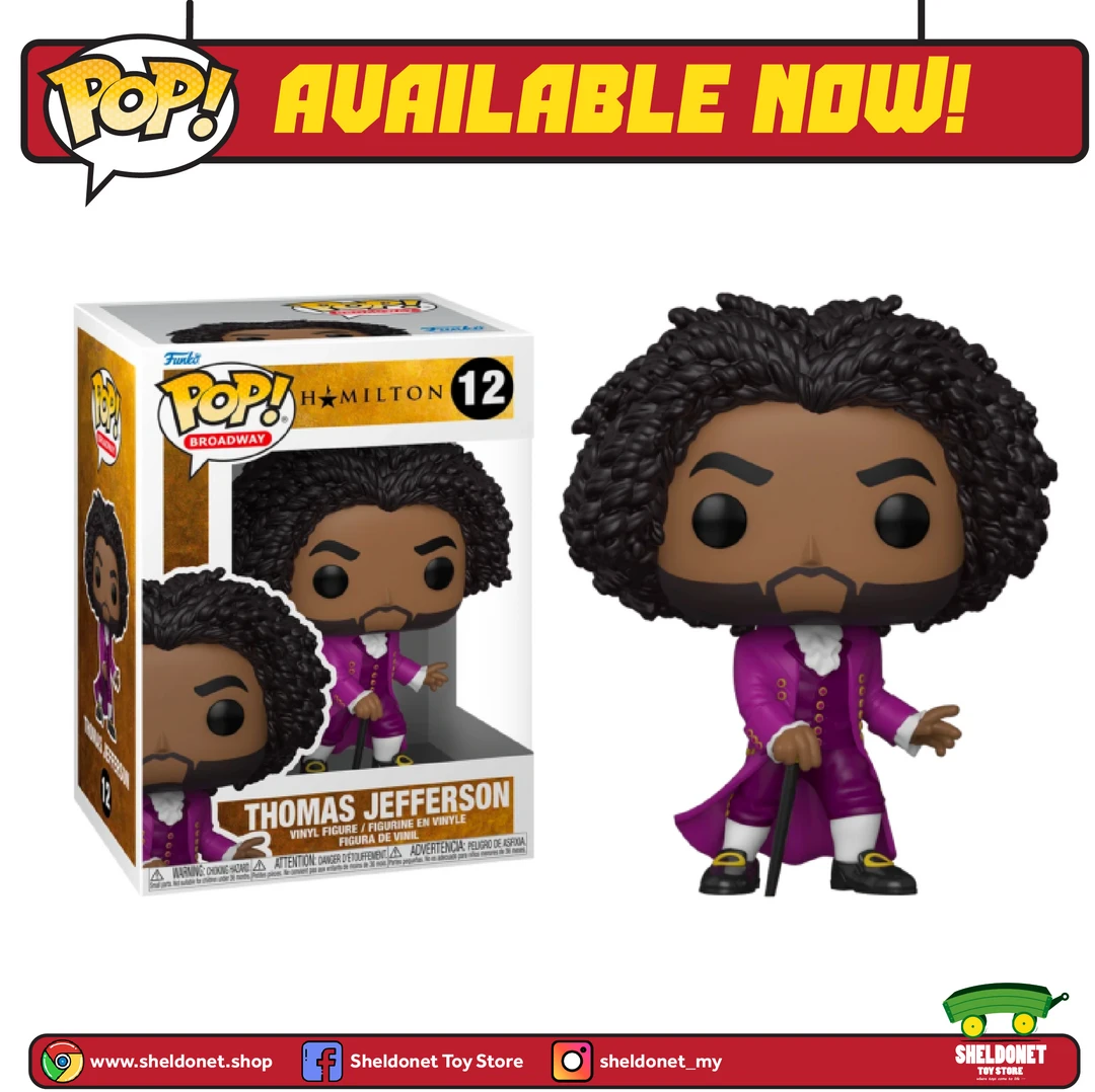 FUNKO Pop! Broadway: Hamilton - Thomas Jefferson 3 FUNKO Pop! Broadway: Hamilton - Thomas Jefferson