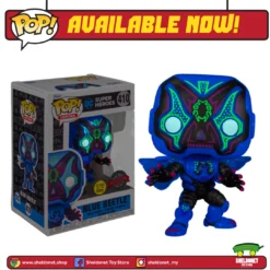 FUNKO Pop! Heroes: Batman - Blue Beetle (Dia De Los Muertos) (Glow In The Dark) [Exclusive]