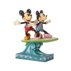 Enesco : Disney Traditions - Minnie And Mickey Surfboard