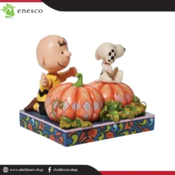 Enesco: Peanuts By Jim Shore - Charlie Brown And Snoopy In Pumpkin Patch