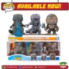 FUNKO Pop! Movies: Godzilla Vs Kong - Kong With Battle Axe,Godzilla (Heat Ray) And Mechagodzilla (3-Pack) [Exclusive]