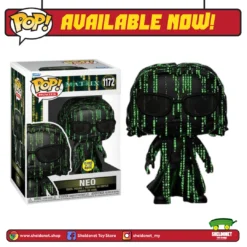 FUNKO Pop! Movies: The Matrix Resurrections - Neo In Matrix (Glow In The Dark) [Exclusive]