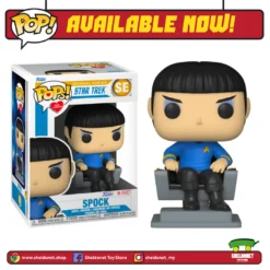 FUNKO Pop! TV: Star Trek: The Original Series - Spock In Chair [Pops! With Purpose]
