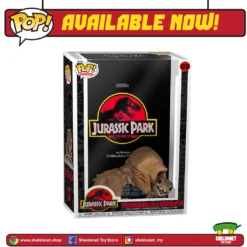 FUNKO Pop! Movie Poster: Jurassic Park - Tyrannosaurus Rex & Velociraptor