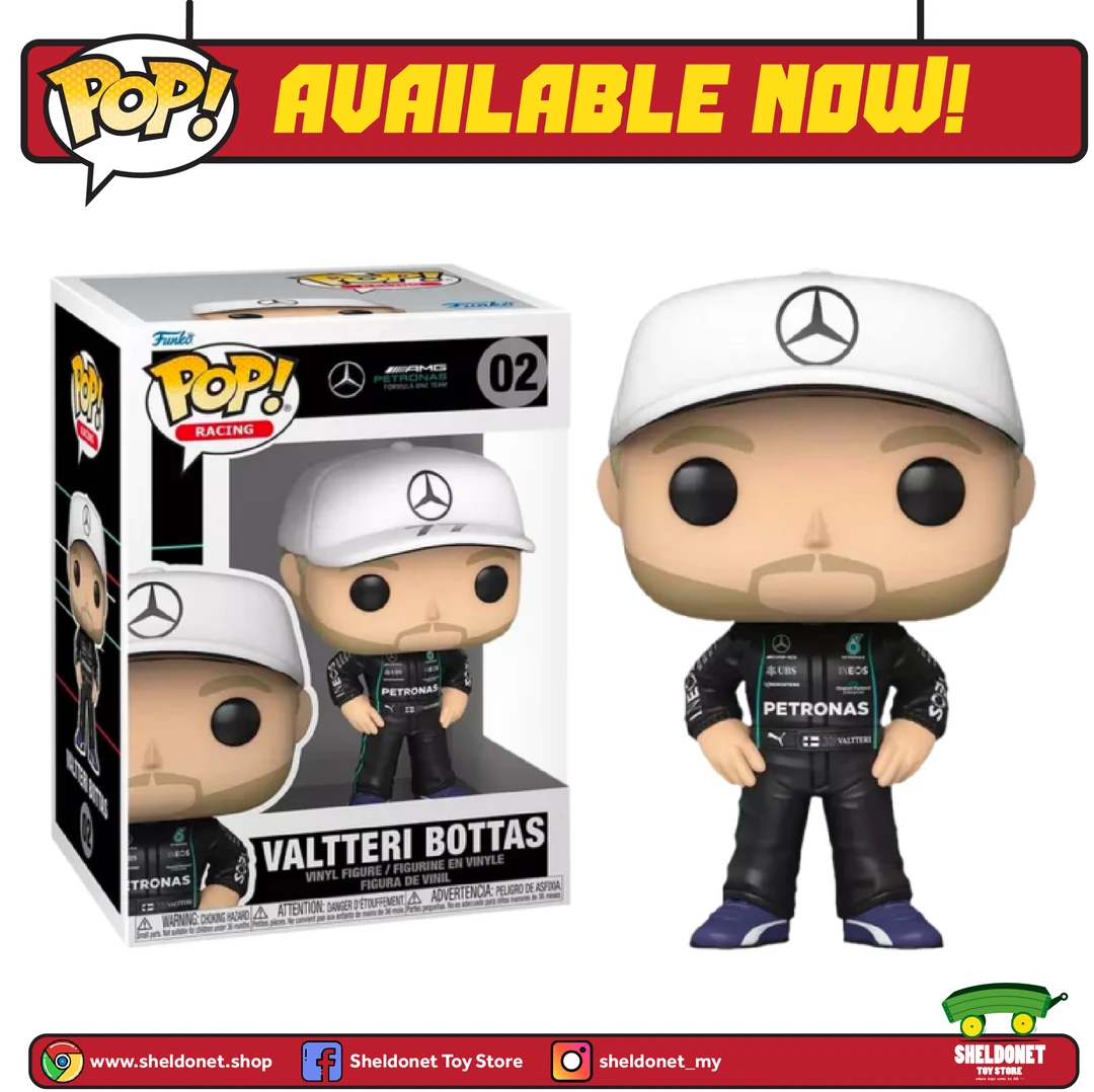 FUNKO Pop! Vinyl: Formula One - Valtteri Bottas 3 FUNKO Pop! Vinyl: Formula One - Valtteri Bottas