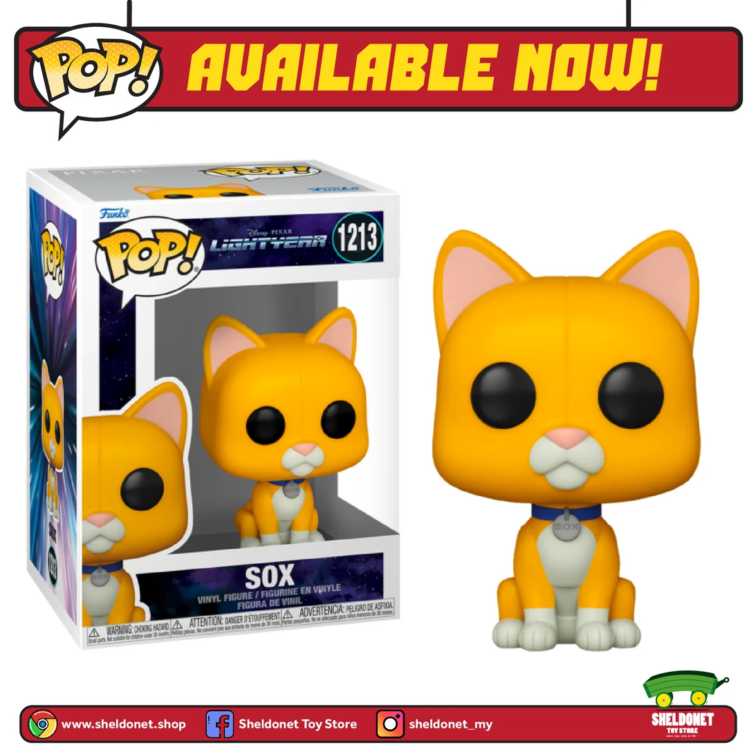 FUNKO Pop! Disney: Lightyear - Sox 3 FUNKO Pop! Disney: Lightyear - Sox