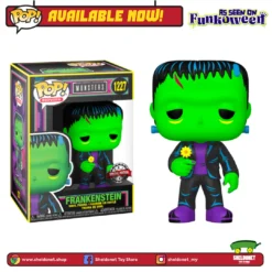 FUNKO Pop! Movies: Universal Monster - Frankenstein (Blacklight) [Exclusive]