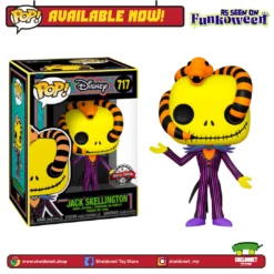 FUNKO Pop! Disney: The Nightmare Before Christmas - Jack (Snake) [Blacklight] [Exclusive]