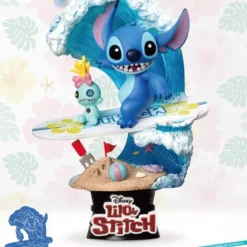 Beast Kingdom [STITCH BUYING FRENZY] Diorama Select DS-030 Disney Lilo & Stitch: Stitch Surf-Up Diorama