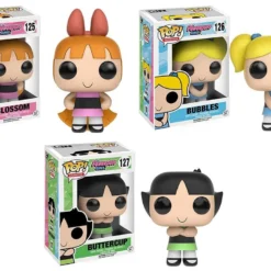 FUNKO Pop! Animation: Powerpuff Girls - Blossom, Bubbles & Buttercup (Set Of 3) POP! VINYL