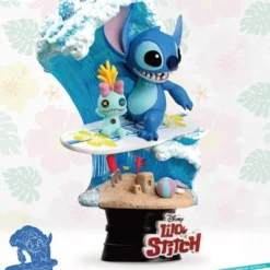 Beast Kingdom [STITCH BUYING FRENZY] Diorama Select DS-030 Disney Lilo & Stitch: Stitch Surf-Up Diorama