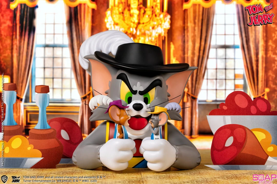 Beast Kingdom: Soap Studio - Tom And Jerry Musketeers Bust 3 Beast Kingdom: Soap Studio - Tom And Jerry Musketeers Bust