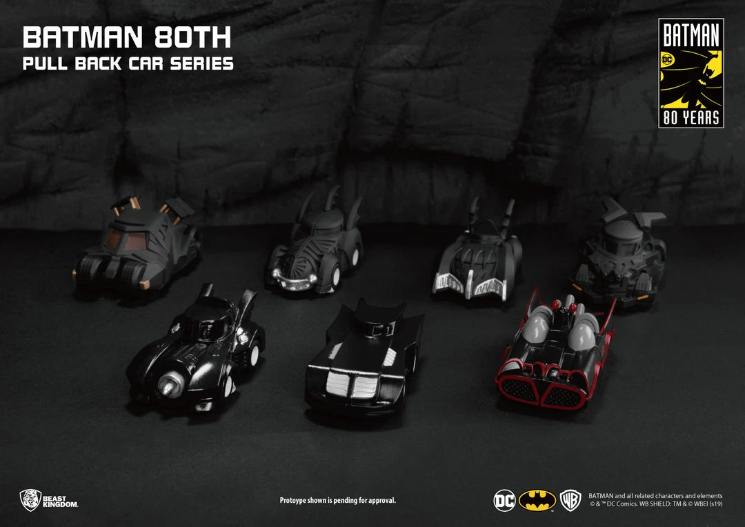Beast Kingdom: Batman 80th Pull Back Car Series - Comes In 7 Collections (Year Series 1966, 1992, 1995, 1997, 2005, 2017) 4 Beast Kingdom: Batman 80th Pull Back Car Series - Comes In 7 Collections (Year Series 1966, 1992, 1995, 1997, 2005, 2017)