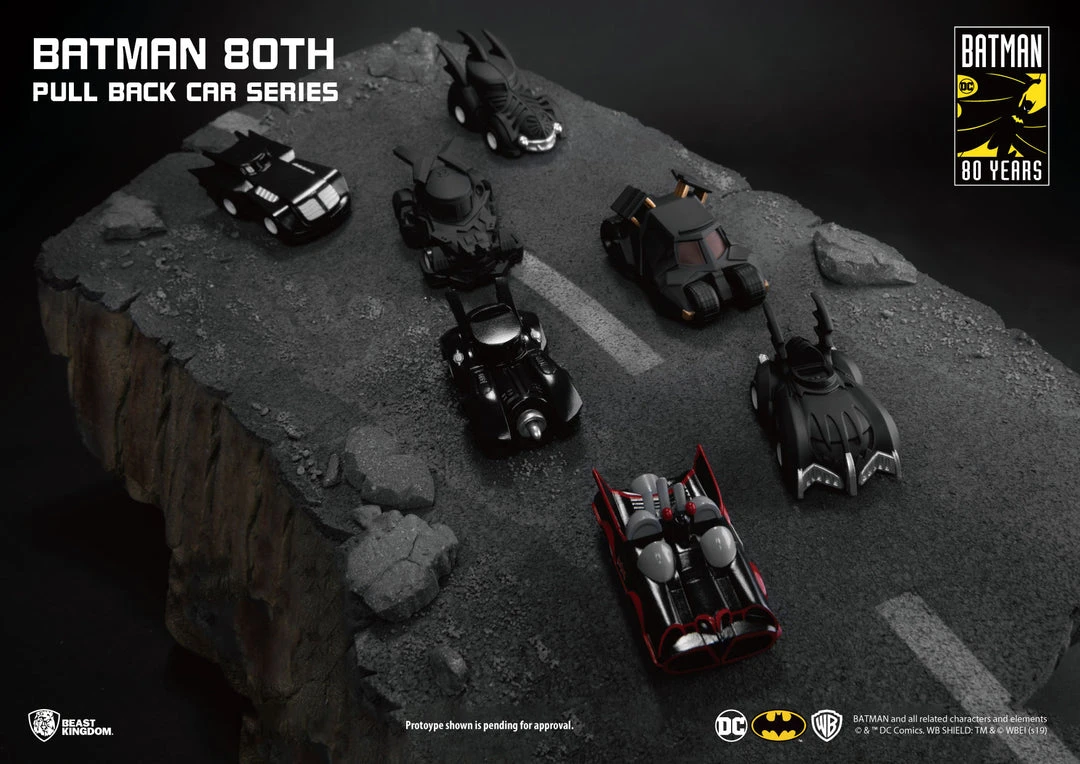 Beast Kingdom: Batman 80th Pull Back Car Series - Comes In 7 Collections (Year Series 1966, 1992, 1995, 1997, 2005, 2017) 5 Beast Kingdom: Batman 80th Pull Back Car Series - Comes In 7 Collections (Year Series 1966, 1992, 1995, 1997, 2005, 2017)
