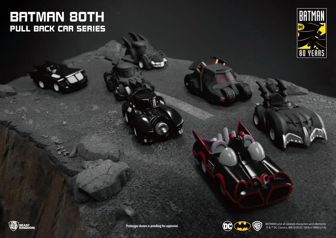 Beast Kingdom: Batman 80th Pull Back Car Series - Comes In 7 Collections (Year Series 1966, 1992, 1995, 1997, 2005, 2017) 3 Beast Kingdom: Batman 80th Pull Back Car Series - Comes In 7 Collections (Year Series 1966, 1992, 1995, 1997, 2005, 2017)