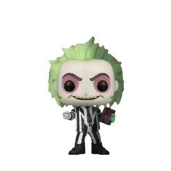 FUNKO Pop! Movies: Beetlejuice - Beetlejuice With Handbook Of The Recently Deceased (Glow In The Dark) [Fall Convention Exclusive 2020]