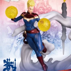 Beast Kingdom: Diorama Stage-019-MARVEL COMICS-Captain Marvel