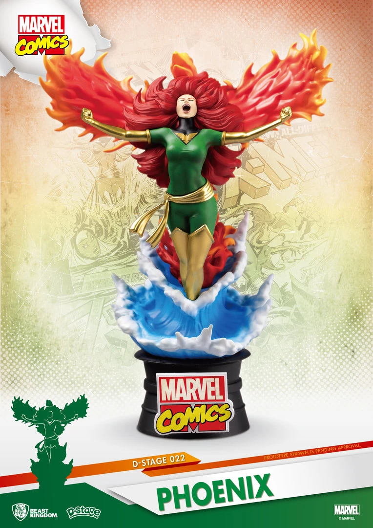 Beast Kingdom: Diorama Stage-022-MARVEL COMICS-Phoenix 3 Beast Kingdom: Diorama Stage-022-MARVEL COMICS-Phoenix