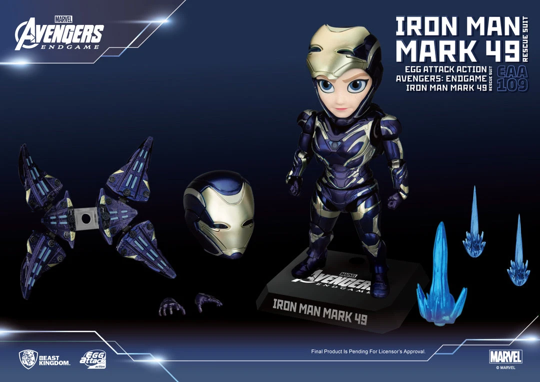 Beast Kingdom: EAA-109 Avengers:Endgame Iron Man Mark 49 Rescue Suit 13 Beast Kingdom: EAA-109 Avengers:Endgame Iron Man Mark 49 Rescue Suit