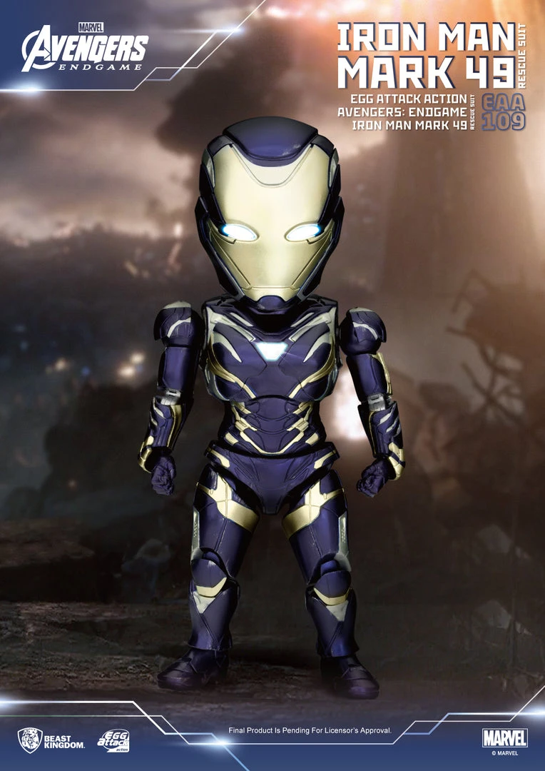 Beast Kingdom: EAA-109 Avengers:Endgame Iron Man Mark 49 Rescue Suit 11 Beast Kingdom: EAA-109 Avengers:Endgame Iron Man Mark 49 Rescue Suit
