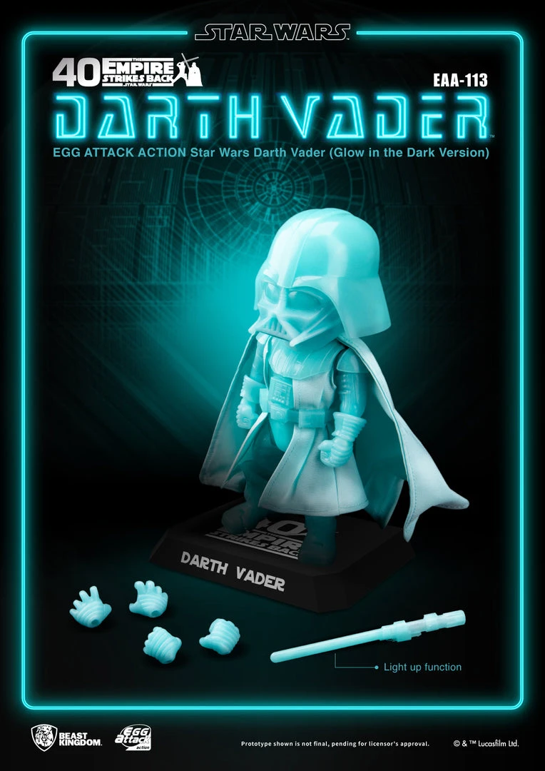 Beast Kingdom: EAA-113 STAR WARS Darth Vader (Glow In The Dark Ver) 5 Beast Kingdom: EAA-113 STAR WARS Darth Vader (Glow In The Dark Ver)