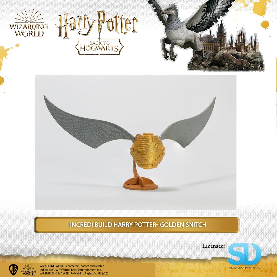 Wizarding World Team Green: Incredi Build Harry Potter - Golden Snitch 4 Wizarding World Team Green: Incredi Build Harry Potter - Golden Snitch